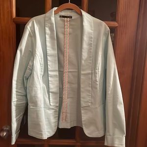 Ladies Blazer, Maurice’s brand, Size XL, mint green